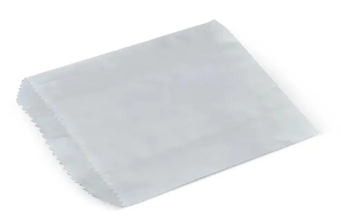 1/2 SQ GPL White Paper Bags