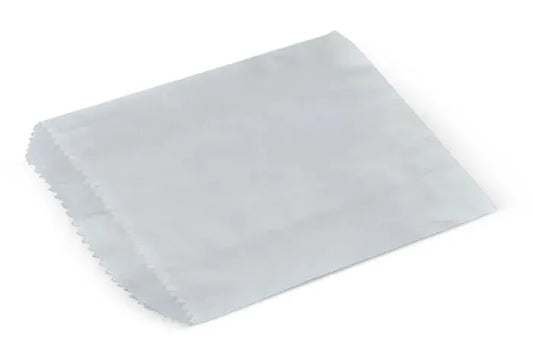 1/2 SQ GPL White Paper Bags