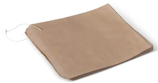 2 Long Brown Paper Bags