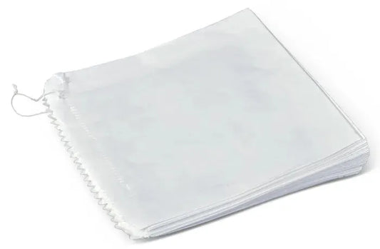 2 Square GPL White Paper Bags