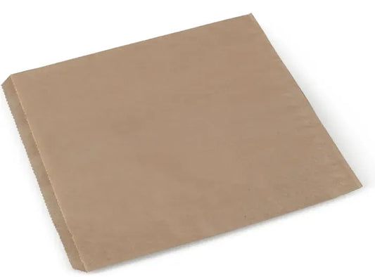 3 Square Brown Paper Bags