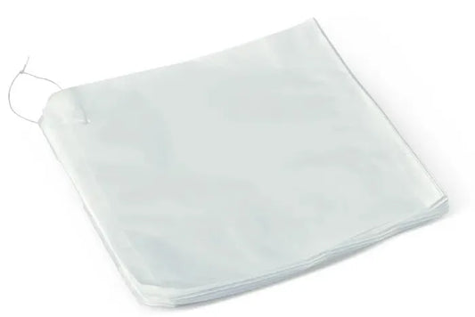 3 Square White Paper Bags