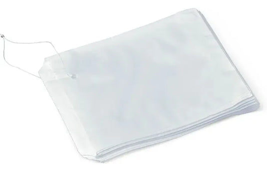 4 Long White Paper Bags