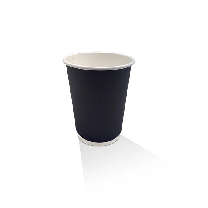 8oz PE Coated Black DW Cup