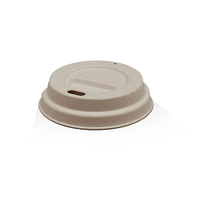 Bagasse Lid- 6/8/10 oz/Natural