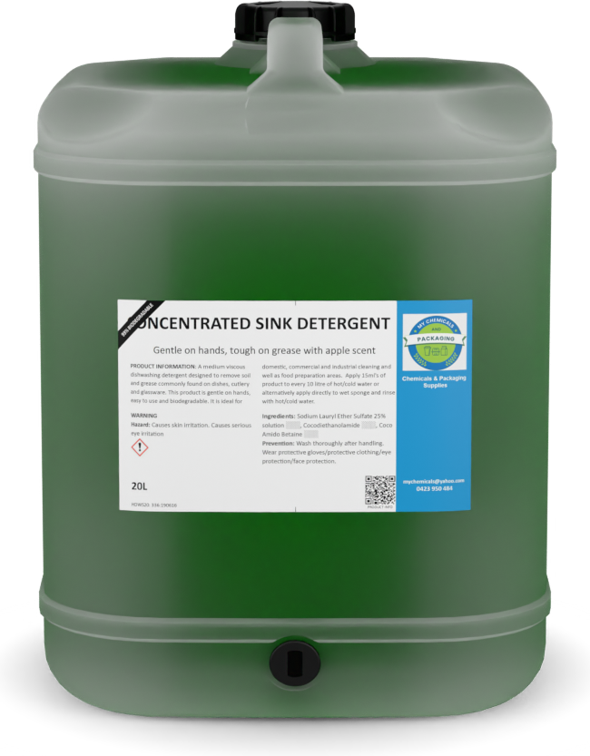 Dishwashing Liquid 20Lt Apple