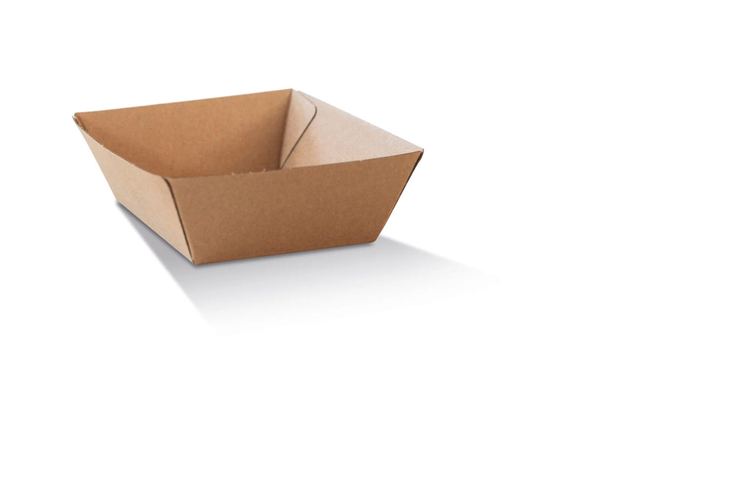 Tray 1 Small/Brown Corrugated Plain/Brown