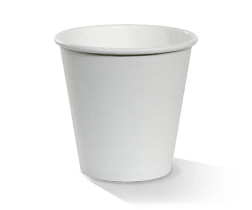 8 oz PE Coated SW Cup/Plain White 90mm