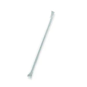 Paper Straw Regular-Plain White-Individually Wrapped
