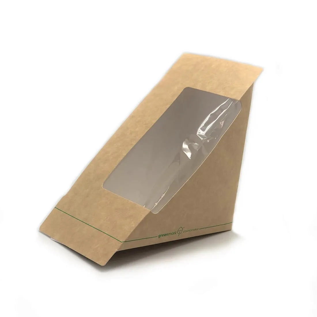 Heat Seal Sandwich Wedge with PLA Coating and Window