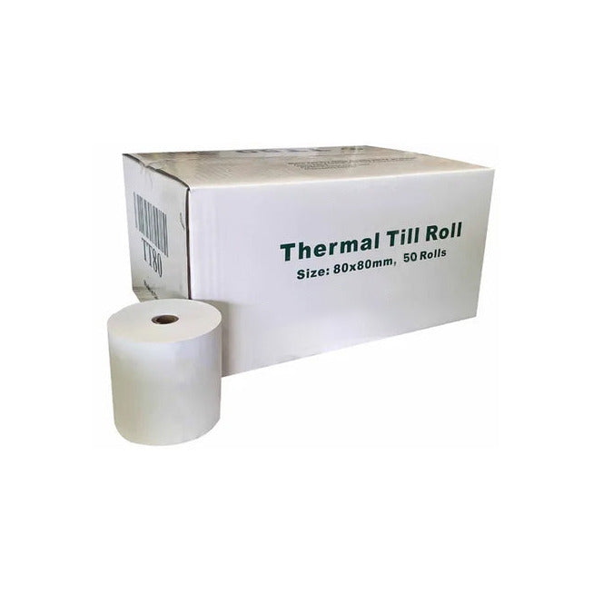 Thermal Till Roll (80x80mm) 50 Rolls/CTN