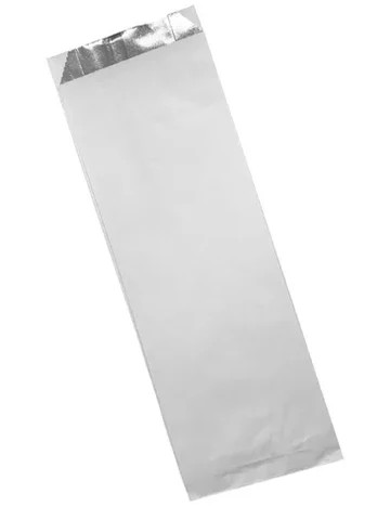 Foil Lined Plain White Bags