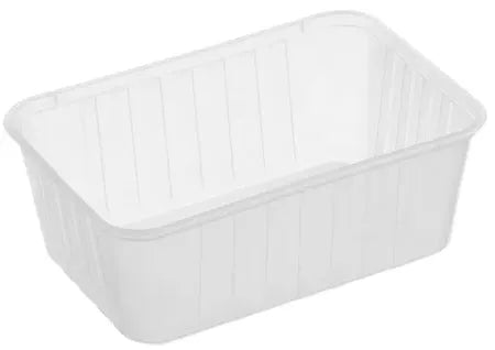 Genfac' 1000ml Ribbed Rectangular Containers
