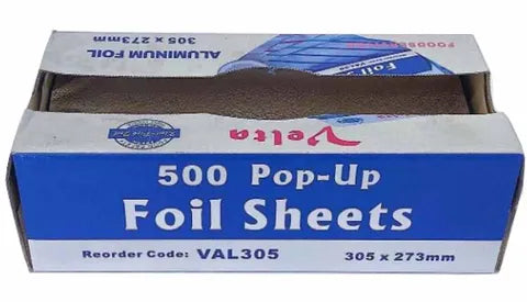 Velta' Pop Up Foil Sheets Silver (305x273mm) 13um 500shts