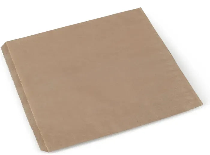 3 Square Brown Paper Bags