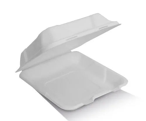 Clamshell Sugarcane 8″ 200pc/ctn