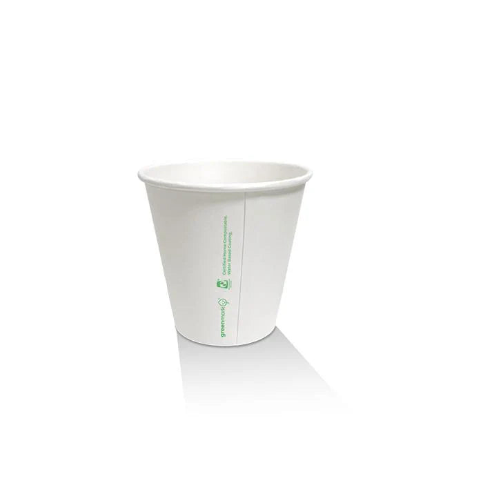 *8oz Aqueous Coated White SW Cup/One -lid -Fits -All