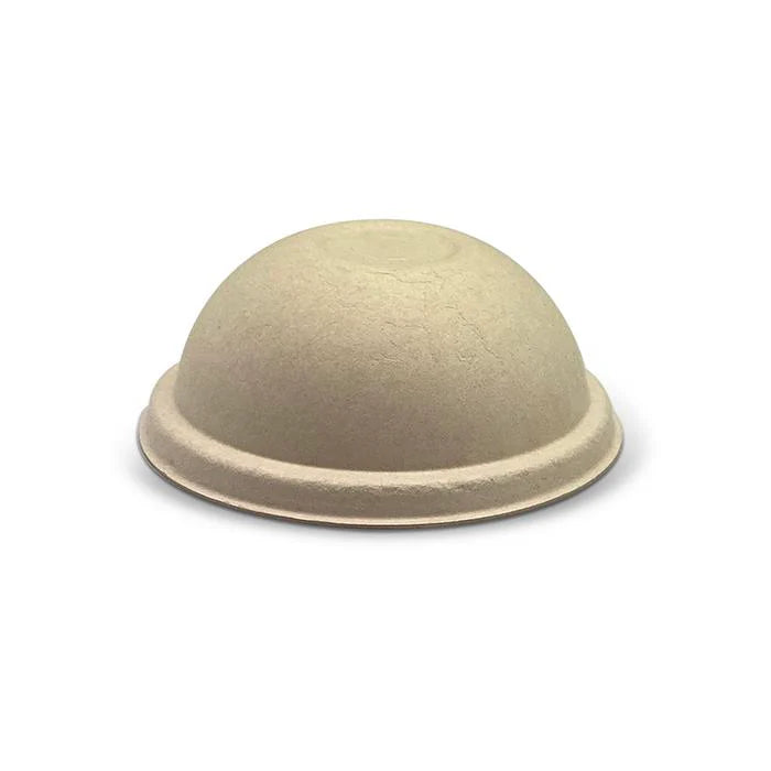 Bagasse Lid-90mm Dome Cup Lid /Natural