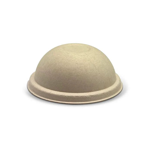 Bagasse Lid-90mm Dome Cup Lid /Natural