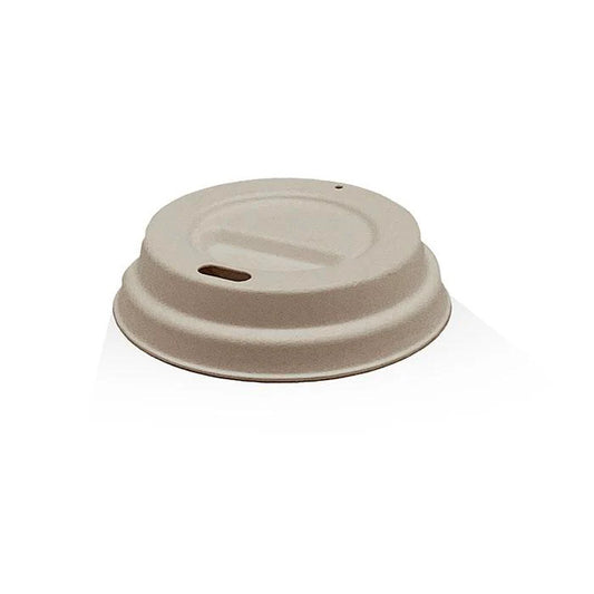 Bagasse Lid- 6/8/10 oz/Natural