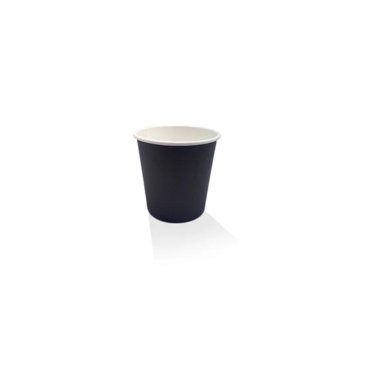 4oz PE Coated Black SW Cup