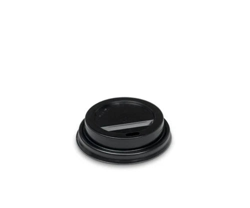 Plastic Lid- 4 oz Hot&Cold /Black
