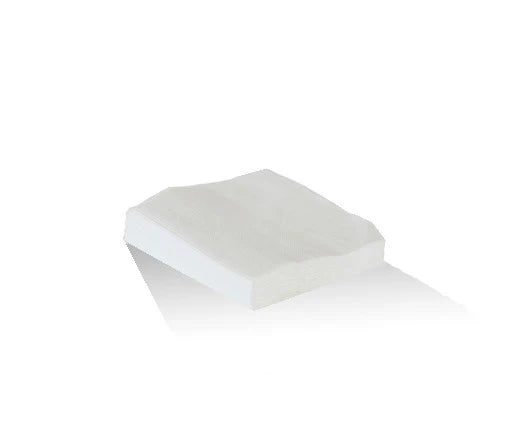 White Napkin 2 Ply Cocktail 1/4 Fold