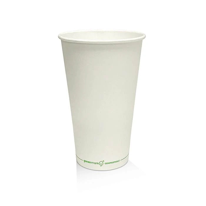 16 oz PLA Coated SW Cup/Plain White