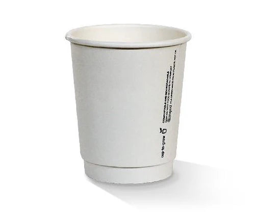 8 OZ PLA Coated DW Cup/Plain Standard