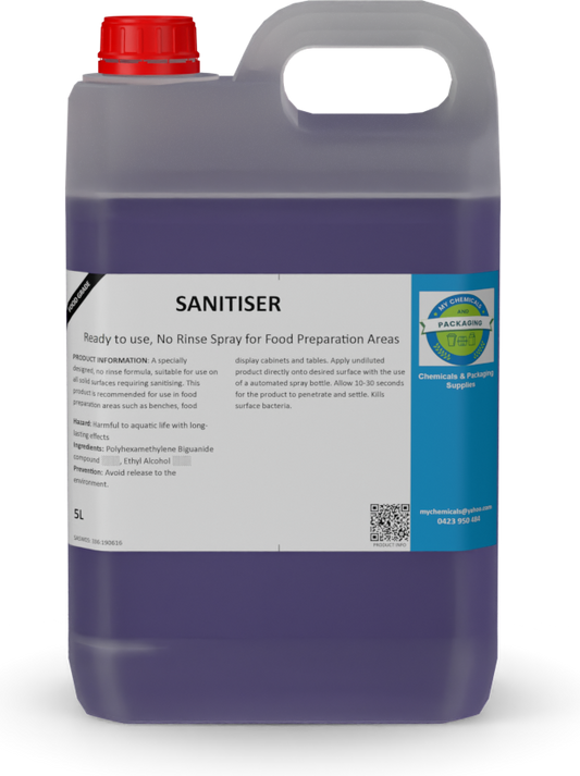 Non Rinse Food Santizer 5L