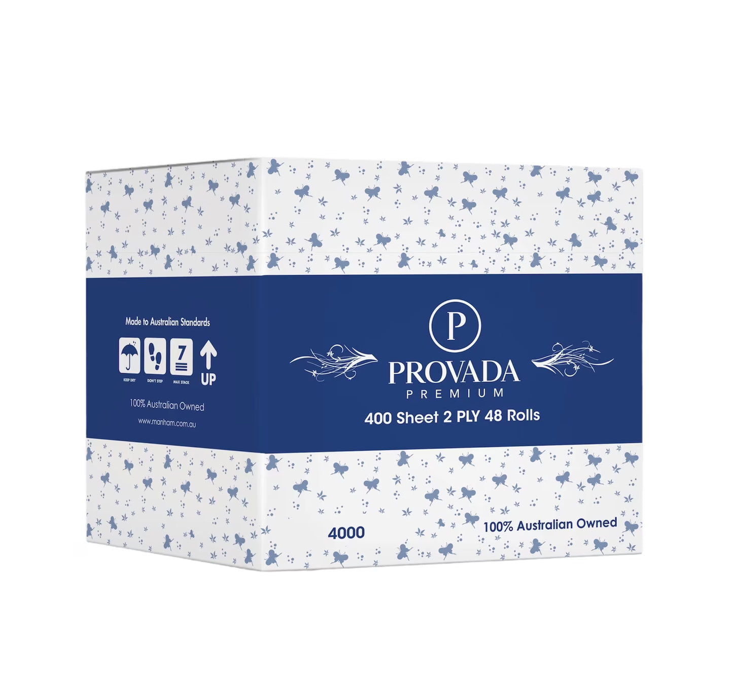 2 PLY TOILET PAPER 400 SHT INDIV WRAP 48PK