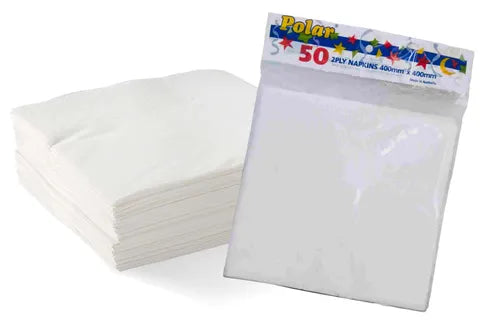 Polar Dinner Napkin QT Fold 2-Ply