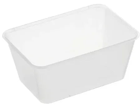 Genfac 1000ml Rectangular Container Clear
