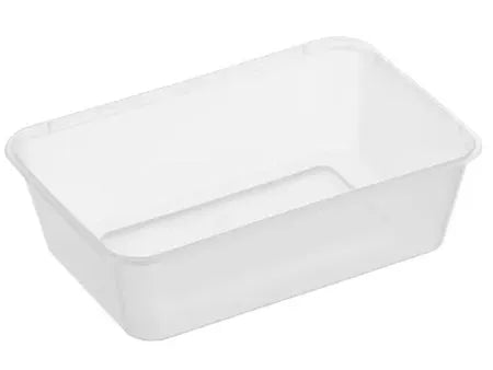Genfac' 650ml Rectangular Container Clear