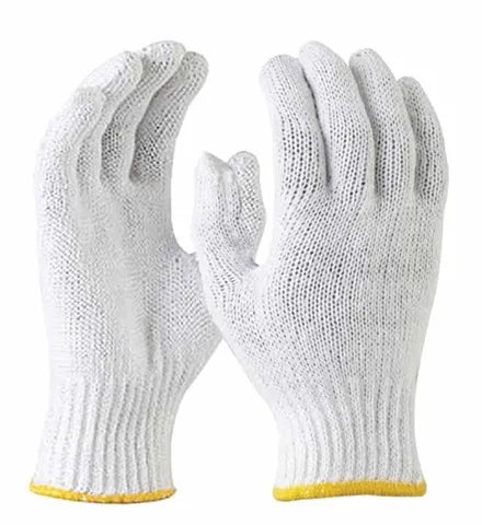Unisex Sized Knitted Poly Cotton Gloves (12pairs/PK)
