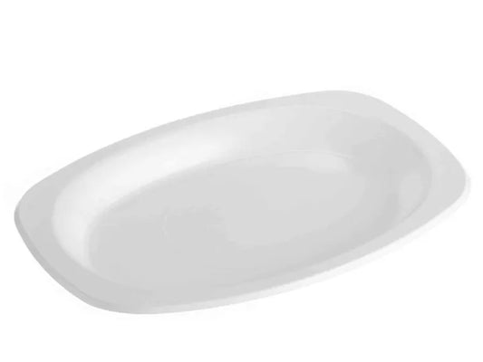Genfac 7x9" Oval Plate White
