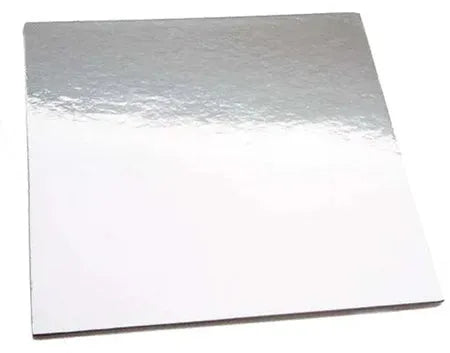 Cake Board Square 10" Silver