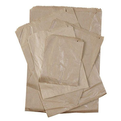 2 Long Brown Bags 200 x 265 Pk500